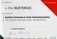 rok sustercic, dentart, certifikat